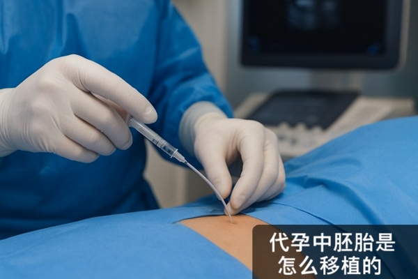 代孕中胚胎是怎么移植的